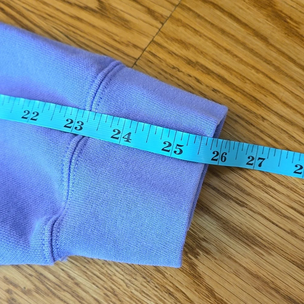 Comfort Colors Kansas State Purple/White Sweatshirt, Womens 2XL, Great Condition - Picture 9 of 11